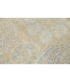 Tabriz 12'4'' X 19'5'' Hand-Knotted Wool Rug 12'4'' x 19'5'' (370 X 583) / Taupe / Blue