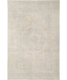 Tabriz 12'4'' X 19'5'' Hand-Knotted Wool Rug 12'4'' x 19'5'' (370 X 583) / Taupe / Blue