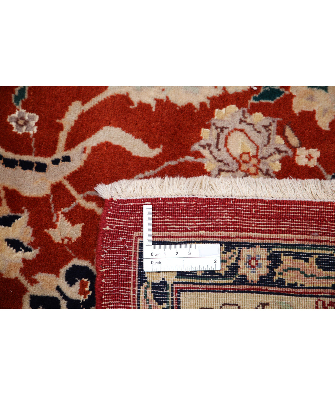 Tabriz 5'8'' X 8'10'' Hand-Knotted Wool Rug 5'8'' x 8'10'' (170 X 265) / Red / Red