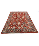 Tabriz 5'8'' X 8'10'' Hand-Knotted Wool Rug 5'8'' x 8'10'' (170 X 265) / Red / Red