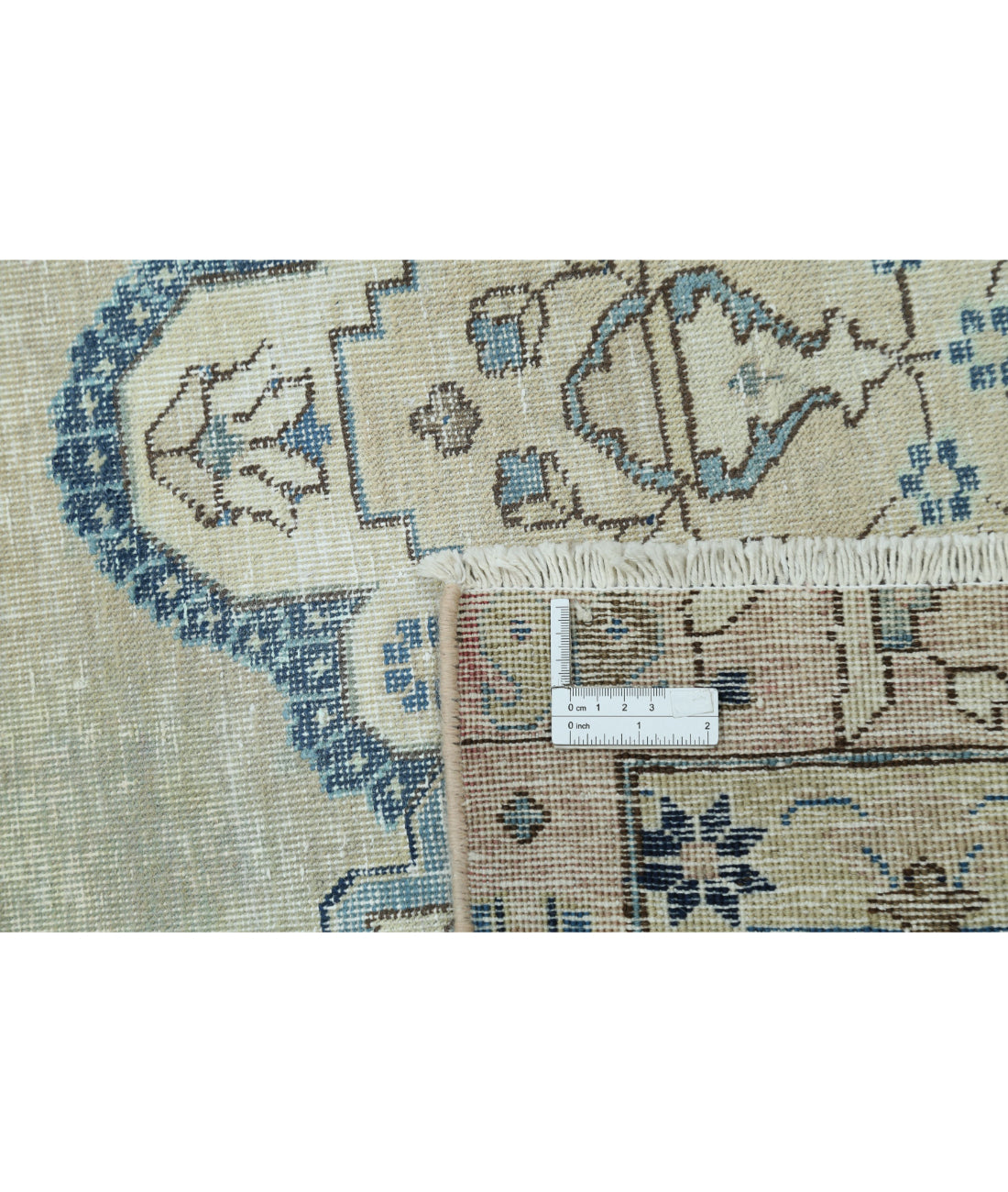 Tabriz 9'8'' X 13'1'' Hand-Knotted Wool Rug 9'8'' x 13'1'' (290 X 393) / Taupe / Ivory