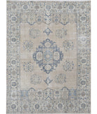 Tabriz 9'8'' X 13'1'' Hand-Knotted Wool Rug 9'8'' x 13'1'' (290 X 393) / Taupe / Ivory