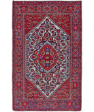 Tabriz 2'7'' X 4'1'' Hand-Knotted Wool Rug 2'7'' x 4'1'' (78 X 123) / Red / Blue