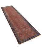 Tabriz 2'8'' X 9'2'' Hand-Knotted Wool Rug 2'8'' x 9'2'' (80 X 275) / Peach / Blue