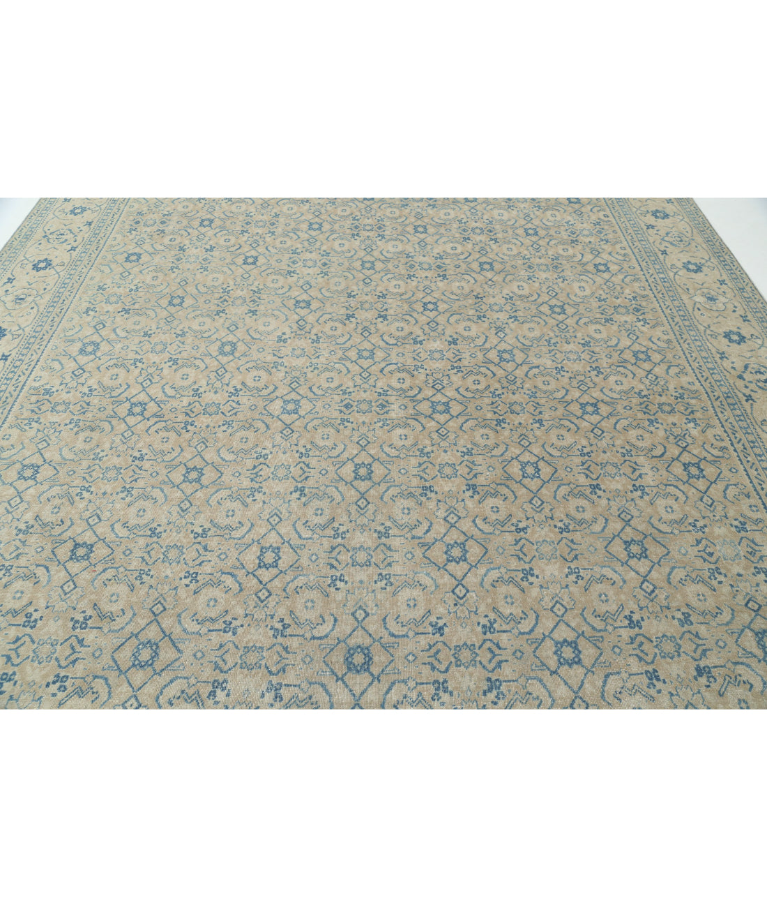 Tabriz 10'0'' X 13'1'' Hand-Knotted Wool Rug 10'0'' x 13'1'' (300 X 393) / Taupe / Beige