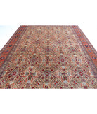 Tabriz 9'8'' X 11'10'' Hand-Knotted Wool Rug 9'8'' x 11'10'' (290 X 355) / Beige / Rust