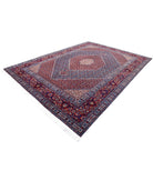 Tabriz 9'0'' X 12'4'' Hand-Knotted Wool Rug 9'0'' x 12'4'' (270 X 370) / Blue / Red