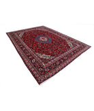 Tabriz 8'8'' X 11'8'' Hand-Knotted Wool Rug 8'8'' x 11'8'' (260 X 350) / Red / Blue