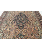 Tabriz 8'3'' X 12'11'' Hand-Knotted Wool Rug 8'3'' x 12'11'' (248 X 388) / Pink / Blue