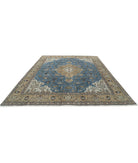 Tabriz 9'8'' X 12'1'' Hand-Knotted Wool Rug 9'8'' x 12'1'' (290 X 363) / Blue / Beige