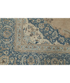 Tabriz 7'4'' X 11'1'' Hand-Knotted Wool Rug 7'4'' x 11'1'' (220 X 333) / Taupe / Blue