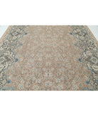 Tabriz 9'9'' X 12'11'' Hand-Knotted Wool Rug 9'9'' x 12'11'' (293 X 388) / Pink / Ivory