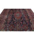 Tabriz 9'6'' X 12'11'' Hand-Knotted Wool Rug 9'6'' x 12'11'' (285 X 388) / Blue / Red