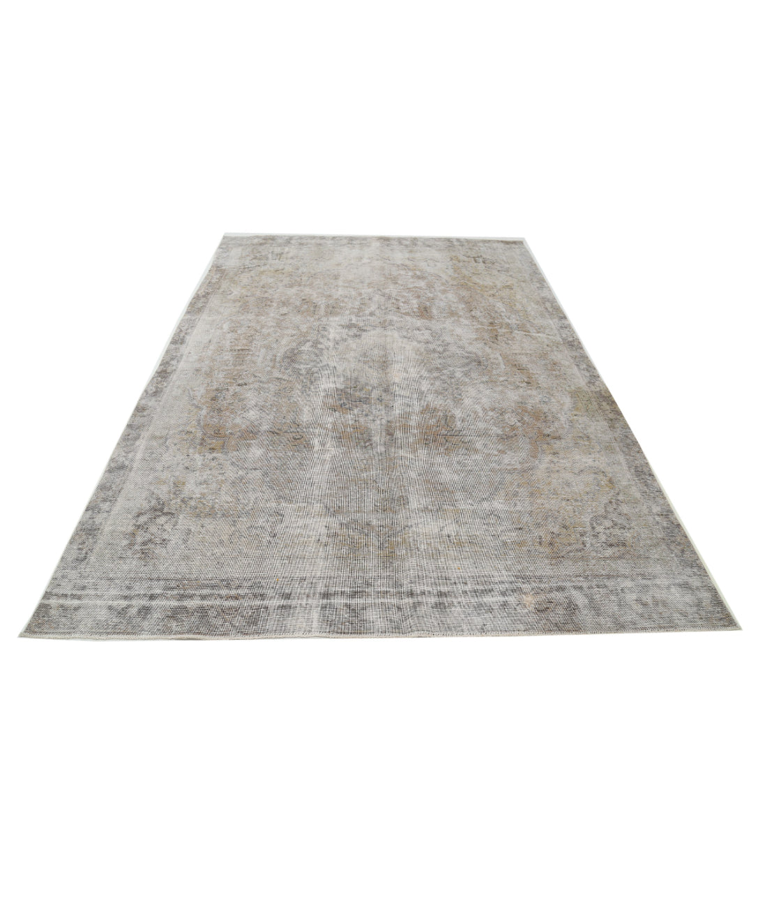 Tabriz 6'11'' X 10'1'' Hand-Knotted Wool Rug 6'11'' x 10'1'' (208 X 303) / Ivory / Beige