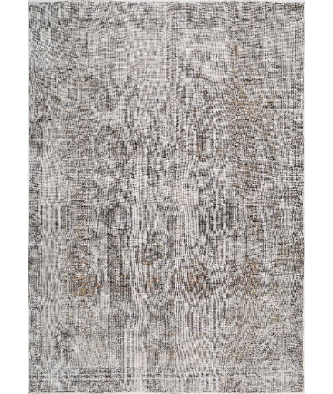 Tabriz 6'11'' X 10'1'' Hand-Knotted Wool Rug 6'11'' x 10'1'' (208 X 303) / Ivory / Beige