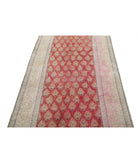 Tabriz 3'2'' X 13'0'' Hand-Knotted Wool Rug 3'2'' x 13'0'' (95 X 390) / Red / Beige