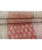 Tabriz 3'2'' X 13'0'' Hand-Knotted Wool Rug 3'2'' x 13'0'' (95 X 390) / Red / Beige