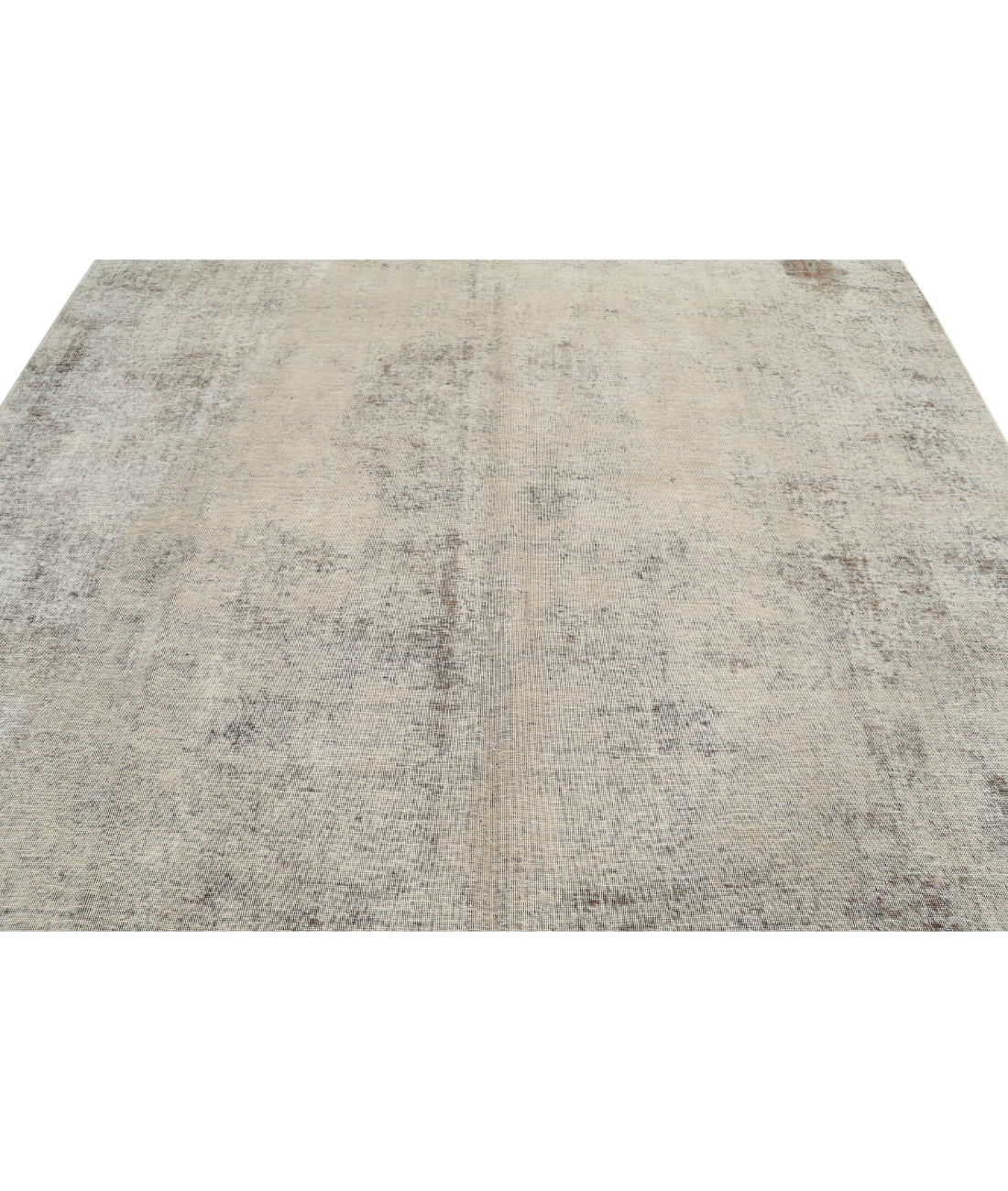 Tabriz 9'1'' X 12'5'' Hand-Knotted Wool Rug 9'1'' x 12'5'' (273 X 373) / Tan / Ivory