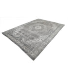 Tabriz 8'5'' X 12'3'' Hand-Knotted Wool Rug 8'5'' x 12'3'' (253 X 368) / Grey / Ivory