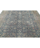 Tabriz 9'5'' X 12'6'' Hand-Knotted Wool Rug 9'5'' x 12'6'' (283 X 375) / Blue / Pink