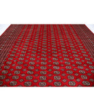 Bokhara 12' 1" X 17' 6" Hand-Knotted Wool Rug 12' 1" X 17' 6" (368 X 533) / Red / Black