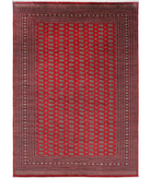 Bokhara 12' 1" X 17' 6" Hand-Knotted Wool Rug 12' 1" X 17' 6" (368 X 533) / Red / Black