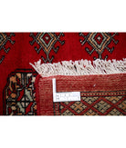 Bokhara 12' 0" X 17' 11" Hand-Knotted Wool Rug 12' 0" X 17' 11" (366 X 546) / Red / Black