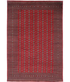 Bokhara 12' 0" X 17' 11" Hand-Knotted Wool Rug 12' 0" X 17' 11" (366 X 546) / Red / Black