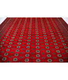 Bokhara 12' 3" X 17' 8" Hand-Knotted Wool Rug 12' 3" X 17' 8" (373 X 538) / Red / Ivory