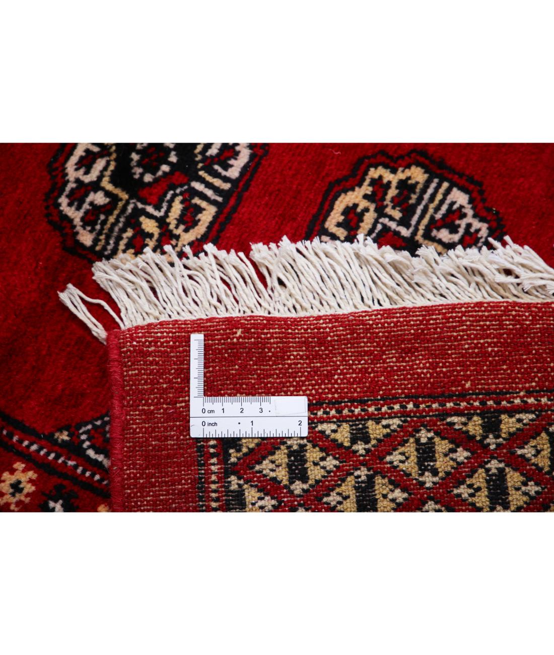Bokhara 12' 3" X 17' 8" Hand-Knotted Wool Rug 12' 3" X 17' 8" (373 X 538) / Red / Ivory