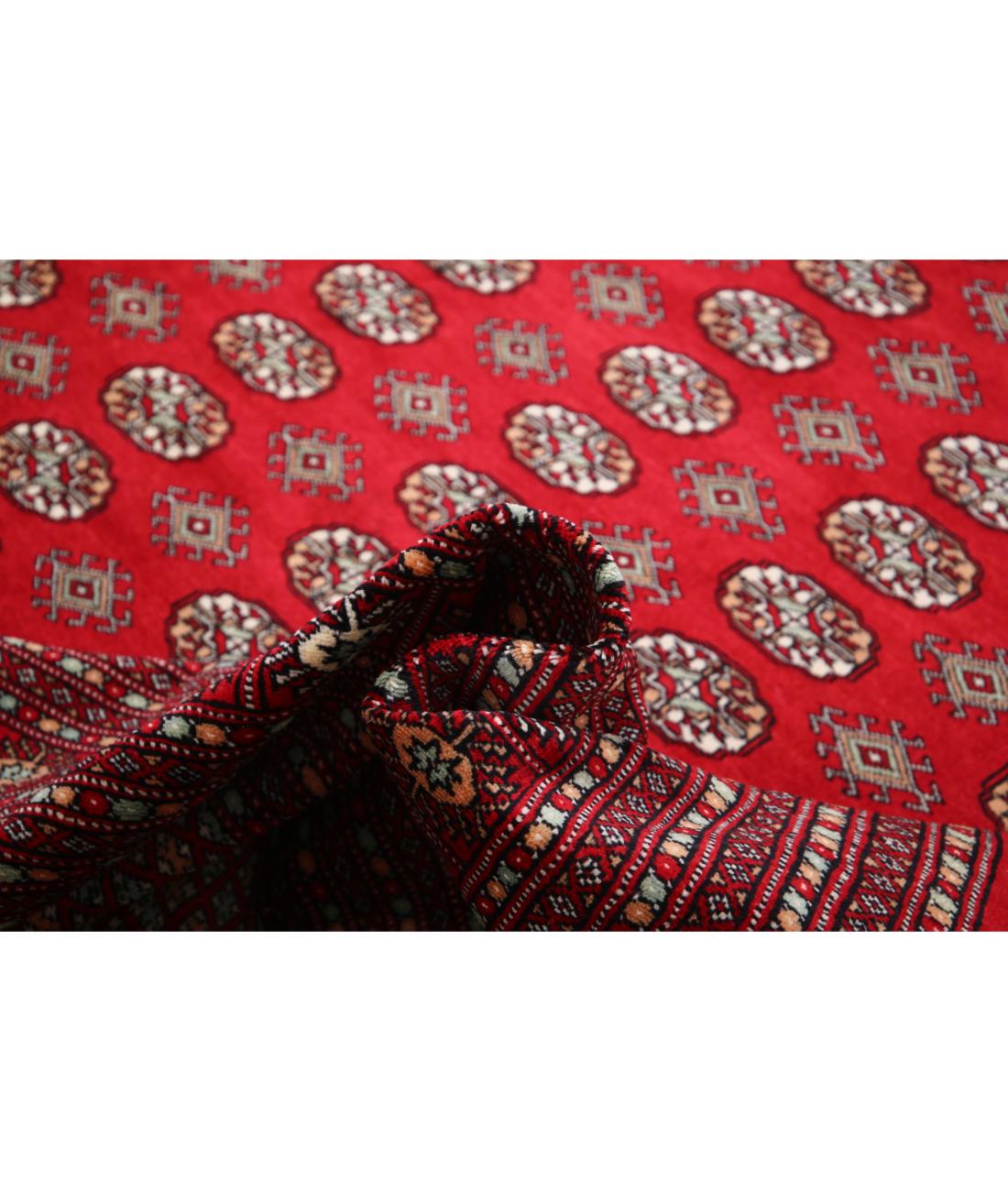 Bokhara 12' 1" X 17' 10" Hand-Knotted Wool Rug 12' 1" X 17' 10" (368 X 544) / Red / Black