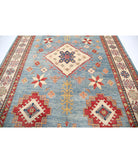 Kazak 8' 2" X 11' 6" Hand-Knotted Wool Rug 8' 2" X 11' 6" (249 X 351) / Blue / Ivory