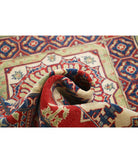 Kazak 4' 10" X 19' 4" Hand-Knotted Wool Rug 4' 10" X 19' 4" (147 X 589) / Red / Ivory