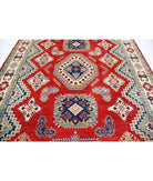 Kazak 8' 6" X 12' 4" Hand-Knotted Wool Rug 8' 6" X 12' 4" (259 X 376) / Red / Ivory