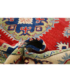 Kazak 8' 6" X 12' 4" Hand-Knotted Wool Rug 8' 6" X 12' 4" (259 X 376) / Red / Ivory