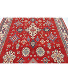 Kazak 8' 0" X 9' 9" Hand-Knotted Wool Rug 8' 0" X 9' 9" (244 X 297) / Red / Ivory