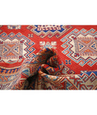 Kazak 8' 2" X 11' 3" Hand-Knotted Wool Rug 8' 2" X 11' 3" (249 X 343) / Red / Ivory