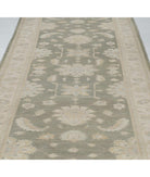 Kazak 4' 1" X 19' 10" Hand-Knotted Wool Rug 4' 1" X 19' 10" (124 X 605) / Grey / Ivory