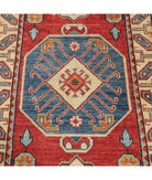 Kazak 2' 11" X 5' 9" Hand-Knotted Wool Rug 2' 11" X 5' 9" (89 X 175) / Red / Ivory