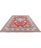 Kazak 9' 1" X 12' 4" Hand-Knotted Wool Rug 9' 1" X 12' 4" (277 X 376) / Red / Ivory