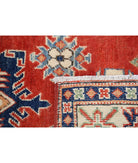 Kazak 3' 1" X 5' 1" Hand-Knotted Wool Rug 3' 1" X 5' 1" (94 X 155) / Red / Ivory