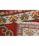 Kazak 1' 7" X 2' 3" Hand-Knotted Wool Rug 1' 7" X 2' 3" (48 X 69) / Red / Ivory