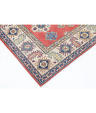 Kazak 8' 0" X 10' 1" Hand-Knotted Wool Rug 8' 0" X 10' 1" (244 X 307) / Red / Ivory