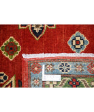 Kazak 9' 0" X 11' 7" Hand-Knotted Wool Rug 9' 0" X 11' 7" (274 X 353) / Red / Ivory