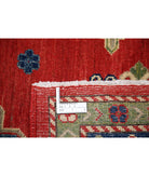 Kazak 9' 11" X 13' 7" Hand-Knotted Wool Rug 9' 11" X 13' 7" (302 X 414) / Red / Ivory