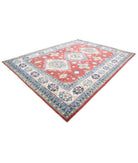 Kazak 10' 1" X 13' 3" Hand-Knotted Wool Rug 10' 1" X 13' 3" (307 X 404) / Red / Ivory