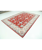 Kazak 8' 10" X 12' 2" Hand-Knotted Wool Rug 8' 10" X 12' 2" (269 X 371) / Red / Ivory