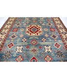 Kazak 10' 0" X 13' 10" Hand-Knotted Wool Rug 10' 0" X 13' 10" (305 X 422) / Blue / Ivory