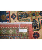 Kazak 10' 1" X 13' 2" Hand-Knotted Wool Rug 10' 1" X 13' 2" (307 X 401) / Red / Ivory