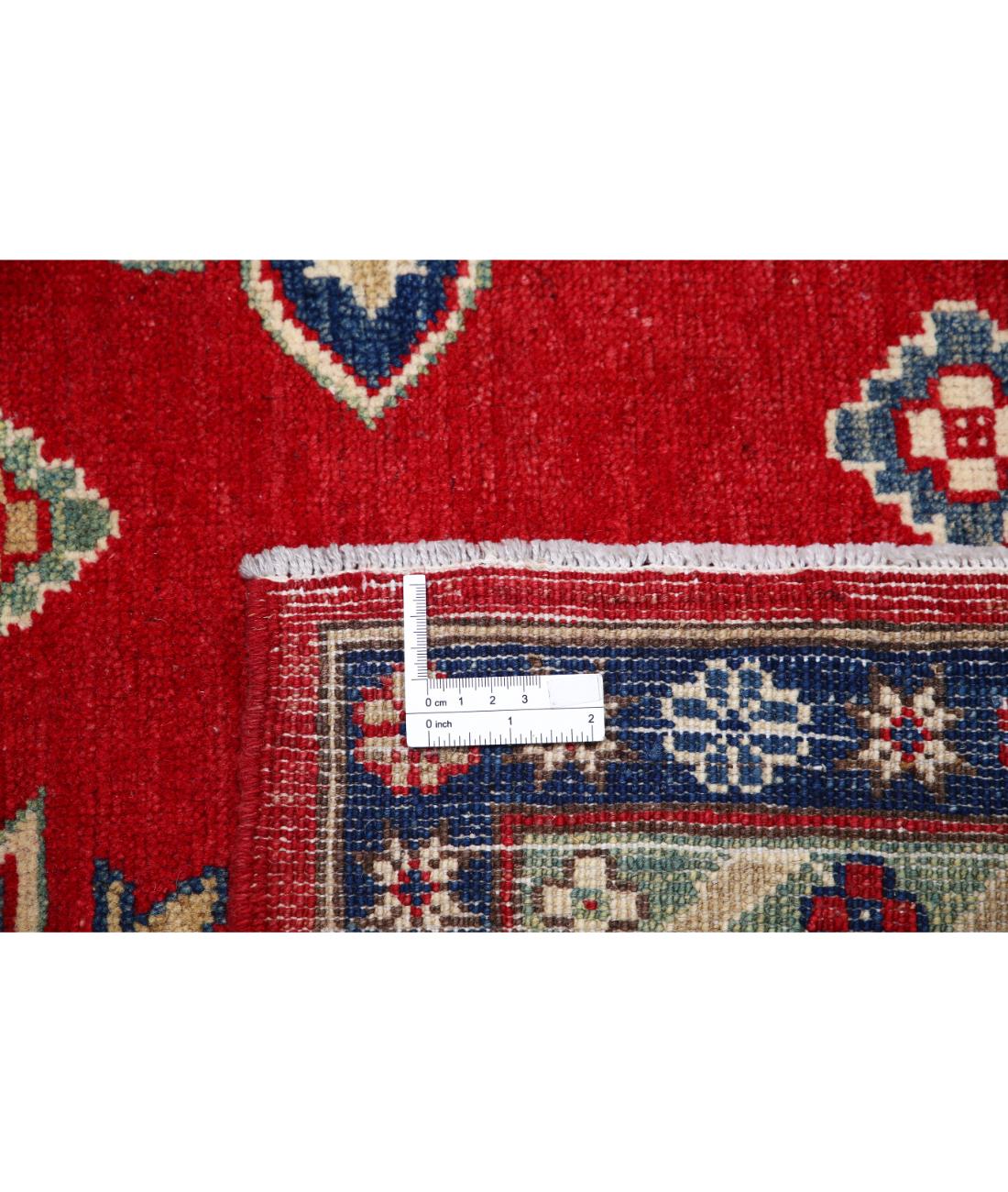 Kazak 10' 3" X 14' 0" Hand-Knotted Wool Rug 10' 3" X 14' 0" (312 X 427) / Red / Ivory